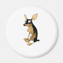Miniature Pinscher Refrigerator Magnet