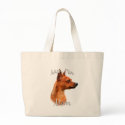 Miniature Pinscher (rust) Mom 2 bags