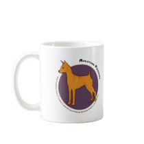 Miniature Pinscher, Stag Red Mug