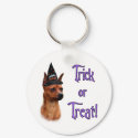 Miniature Pinscher Trick keychains