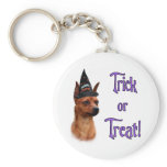 Miniature Pinscher Trick Keychains