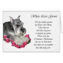 Miniature Schnauzer Art Gifts card