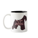 Miniature Schnauzer BFF Mug by DogsByDezign Miniature Schnauzer BFF Mug