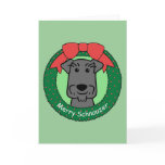 Miniature Schnauzer Christmas Card