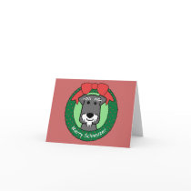 Miniature Schnauzer Christmas cards by dogcartoons Miniature Schnauzer Christmas cards