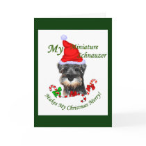 Miniature Schnauzer Christmas Gifts cards by DogsByDezign Miniature Schnauzer Christmas Gifts cards