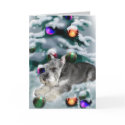 Miniature Schnauzer Weihnachtsgeschenke karten