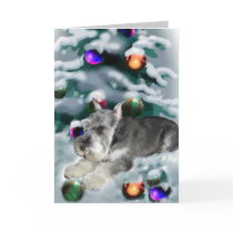Miniature Schnauzer Christmas Gifts cards by DogsByDezign Miniature Schnauzer Christmas Gifts cards