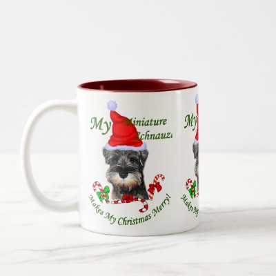 Miniature Schnauzer Christmas Gifts Coffee Mug