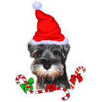 Miniature Schnauzer Christmas Gifts photo sculptures