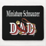 Miniature Schnauzer Dad Gifts Mouse Mats