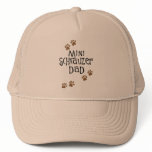Miniature Schnauzer Dad hats