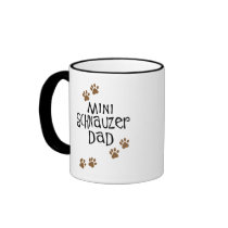 Miniature Schnauzer Dad mugs by dogsandhorses Miniature Schnauzer Dad mugs
