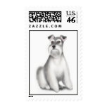 Miniature Schnauzer Dog Postage postage