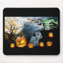 Miniature Schnauzer Halloween Mousepad
