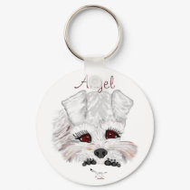 Miniature Schnauzer keychains