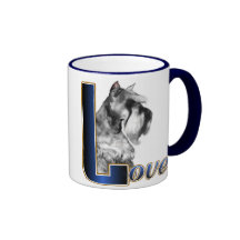 Miniature Schnauzer LOVE Coffee Mug