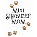 Miniature Schnauzer Mom t-shirts by dogsandhorses Miniature Schnauzer Mom t-shirts