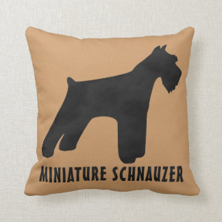 miniature schnauzer pillow