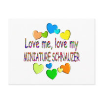 MINIATURE SCHNAUZER postcards