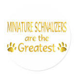 Miniature Schnauzer Stickers
