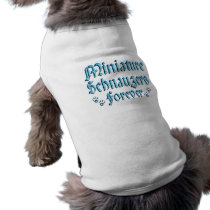 Miniature Schnauzers Forever pet clothing by TLArnold4 Miniature Schnauzers Forever pet clothing