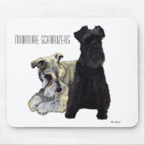 Miniature Schnauzers - Mousepad mousepads