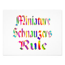 Miniature Schnauzers Rule Announcements