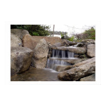Miniature Waterfall At Bellevue Botanical Gardens posters by ReveresedBias Miniature Waterfall At Bellevue Botanical Gardens posters