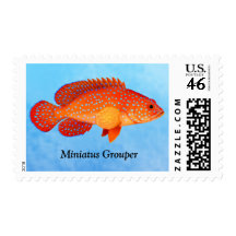 Miniatus Grouper Fish Postage
