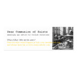 MiniBookmark, Dear Communion of Saints book Business Card