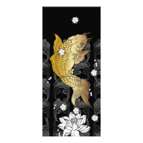 MInicard gold Koi Customized Rack Card