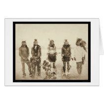 Miniconjou Indian Grass Dancers SD 1890 cards