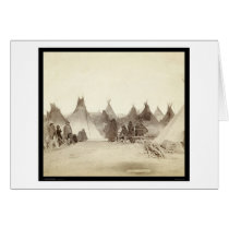 Miniconjou Indian Tipi Camp SD 1891 cards