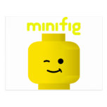 MINIFIG HEAD POSTCARD