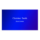 Minimal and  modern blue Business Card business cards