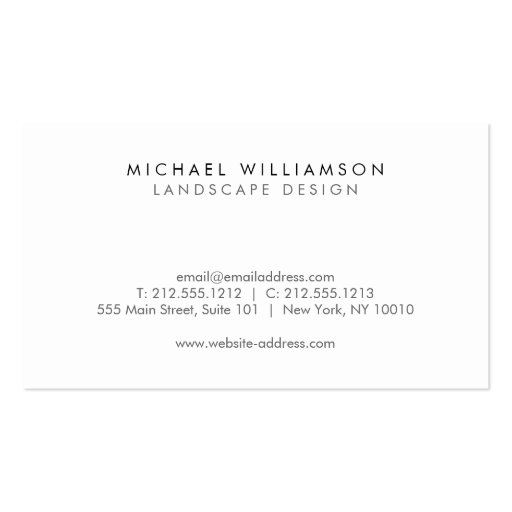 Minimal and Modern Designer Scribble Circles Business Card Templates (back side)