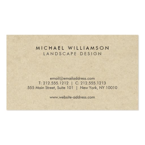 Minimal and Modern Designer Scribble Circles II Business Card Template (back side)