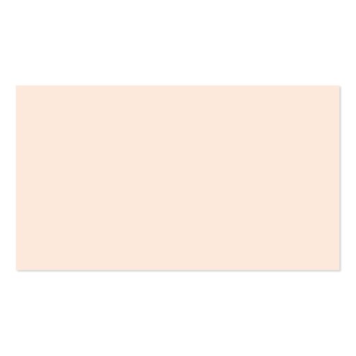 Minimal Basic Appointment Card in Pink Olive Green Business Card (back side)
