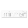 Minimal Bumper Sticker