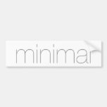 Minimal Bumper Sticker