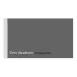 Minimal Plain Design Modern Layout Business Card