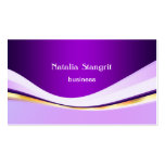 Minimal purple line Business Card business cards