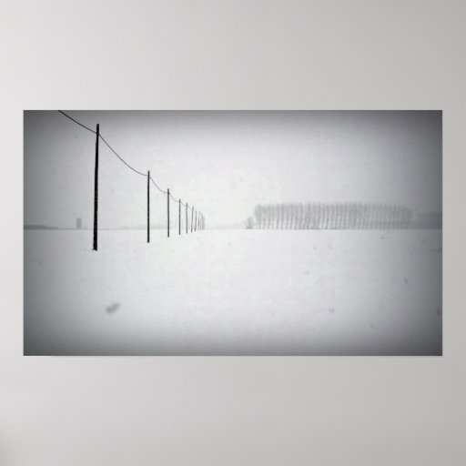 Minimal Snow Poster