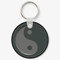 Minimal YingYang Keychain