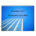 Minimalism 2011 calendars