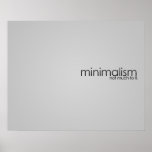Minimalism Posters
