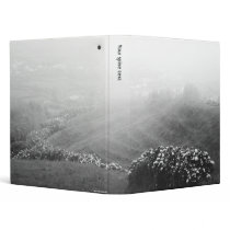 Minimalist landscape vinyl binder