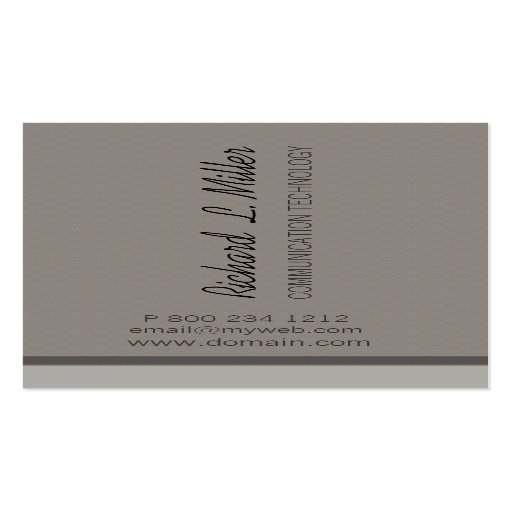 Minimalist Neutral Corporate Custom Business Cards