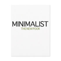 Minimalist Post Card